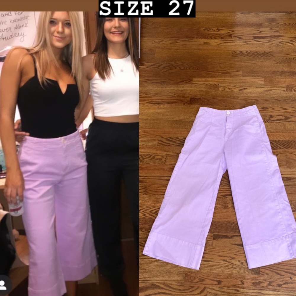 Anthropologie pants run bigger